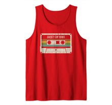 Load image into Gallery viewer, Vintage Best of 1981 38th Birthday Cassette Tank Top-127966

