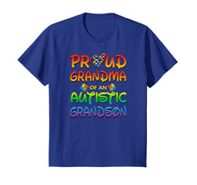 Load image into Gallery viewer, Funny shirts V-neck Tank top Hoodie sweatshirt usa uk au ca gifts for Autism Awareness Proud Grandma Of Autistic Grandson Shirt 2130161
