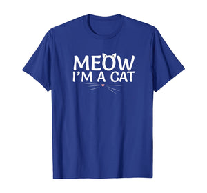 Meow I Am A Cat Funny Cat Halloween Pet Owner Costume  T-Shirt