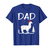 Load image into Gallery viewer, Mens Dad Llama Christmas Funny Matching Family Pajama Gift T-Shirt
