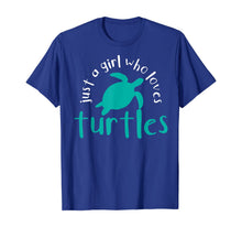 Load image into Gallery viewer, Turtle For Girls Who Love Turtles Gift Diving Ocean Present T-Shirt
