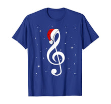 Load image into Gallery viewer, Funny shirts V-neck Tank top Hoodie sweatshirt usa uk au ca gifts for Musical Note Santa Hat Music Lover Merry Christmas Gifts T-Shirt 345758

