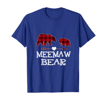 Load image into Gallery viewer, Funny shirts V-neck Tank top Hoodie sweatshirt usa uk au ca gifts for Meemaw Bear Red Buffalo Plaid Matching Family Christmas T-Shirt 1355154
