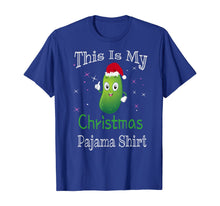 Load image into Gallery viewer, This Is My Christmas Pajama Shirt Pickle Cucumber Gifts T-Shirt

