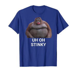 Uh Oh Stinky Poop Dank Memes Le Monke T-Shirt