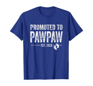 Promoted To Pawpaw 2020 Vintage Announcement Pregnancy TShirt450630