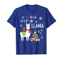 Load image into Gallery viewer, Funny shirts V-neck Tank top Hoodie sweatshirt usa uk au ca gifts for FA LA LA LLAMA Santa Shirt Christmas Funny Gift Xmas T-Shirt 190849
