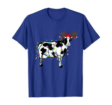 Load image into Gallery viewer, Funny shirts V-neck Tank top Hoodie sweatshirt usa uk au ca gifts for Funny Cow Christmas Tee Reindeer Christmas Lights Pajama T-Shirt 144381
