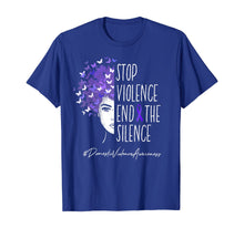 Load image into Gallery viewer, Stop Violence End Silence T-Shirt Domestic Violence Support T-Shirt 97589
