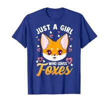 Load image into Gallery viewer, Funny shirts V-neck Tank top Hoodie sweatshirt usa uk au ca gifts for Just A Girl Who Loves Foxes Kids Girls Cute Fox Gift Mom T-Shirt 1085790
