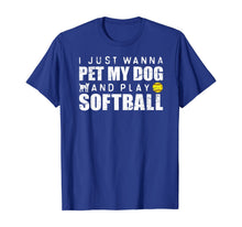 Load image into Gallery viewer, Funny Girls Softball Puppy Dog Lover Gift TShirt243905
