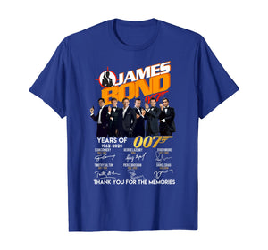 Thank You For The Memories-James-Bond-007-Gift T-Shirt