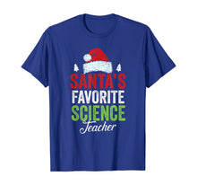 Load image into Gallery viewer, Funny shirts V-neck Tank top Hoodie sweatshirt usa uk au ca gifts for Funny Santa's Favorite Science Teacher Santa Hat Christmas T-Shirt 481146
