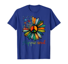 Load image into Gallery viewer, Daisy Peace Sign Hippie Soul Tshirt Flower Lovers Gifts TShirt209756
