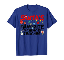 Load image into Gallery viewer, Santa&#39;s Favorite Science Teacher Christmas T-Shirt

