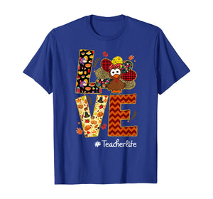Funny shirts V-neck Tank top Hoodie sweatshirt usa uk au ca gifts for Love Teacher Life Turkey Leopart Thanksgiving #Teacherlife T-Shirt 47347