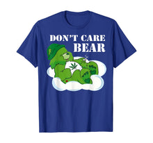 Load image into Gallery viewer, Weed bear herb bear t-shirt don&#39;t care cute bear gift
