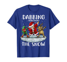 Load image into Gallery viewer, Funny shirts V-neck Tank top Hoodie sweatshirt usa uk au ca gifts for Santa Dabbing Through The Snow Funny Christmas Boys Kids T-Shirt 202145
