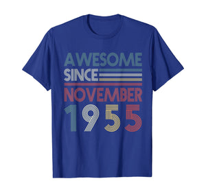 Retro November 1955 64 Years Old 64th Birthday Decorations T-Shirt