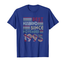 Load image into Gallery viewer, Mens 24th Wedding Anniversary Gifts Husband Since November 1995 T-Shirt
