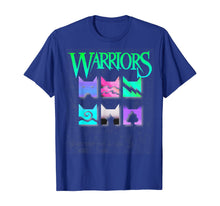 Load image into Gallery viewer, Warriors Cats 80s 90s Retro Outrun Icons for book readers T-Shirt
