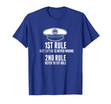 Load image into Gallery viewer, Boat Captain Is Never Wrong T Shirt Hat Gifts For Costume
