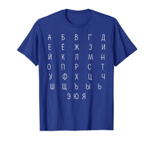 Load image into Gallery viewer, Funny shirts V-neck Tank top Hoodie sweatshirt usa uk au ca gifts for Russian Alphabet T-shirt For Men Women Kids Azbuka Language 3725042
