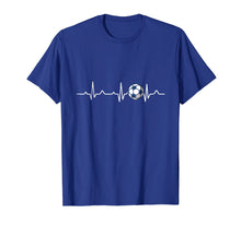 Load image into Gallery viewer, Heartbeat Soccer Lover Gift T-Shirt
