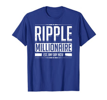 Load image into Gallery viewer, Funny shirts V-neck Tank top Hoodie sweatshirt usa uk au ca gifts for Ripple Millionaire Est Any Day Now Crypto Blockchain T-Shirt 1939034
