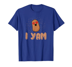 Funny shirts V-neck Tank top Hoodie sweatshirt usa uk au ca gifts for I Yam She's My Sweet Potato Couple T-Shirt Girlfriend Gift 1154051