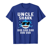 Load image into Gallery viewer, Uncle Shark Doo Doo Doo Funny Gifts Cute Family Shirt 159936
