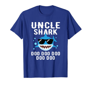 Uncle Shark Doo Doo Doo Funny Gifts Cute Family Shirt 159936