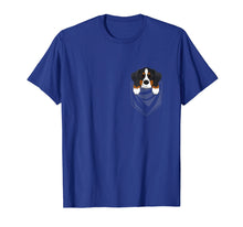 Load image into Gallery viewer, Bernese Mountain Dog Pocket Graphic T-Shirt Dog Gift Shirt
