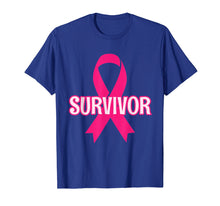 Load image into Gallery viewer, Funny shirts V-neck Tank top Hoodie sweatshirt usa uk au ca gifts for Breast Cancer Survivor T-shirt with Bold Pink Ribbon 2412388
