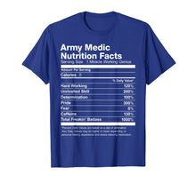 Load image into Gallery viewer, Funny shirts V-neck Tank top Hoodie sweatshirt usa uk au ca gifts for Army Medic Nutrition Facts Funny T-Shirt 1748688
