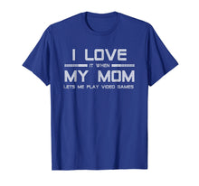Load image into Gallery viewer, Teen Boy Gift T Shirt I Love My Mom Tee
