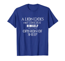 Load image into Gallery viewer, Funny shirts V-neck Tank top Hoodie sweatshirt usa uk au ca gifts for Lion does not concern With Opinion Of Sheep Shirt 1455921
