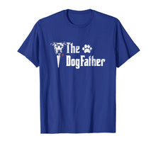 Load image into Gallery viewer, Mens The Dogfather Pitbull Dog Dad Tshirt Father&#39;s Day Gift
