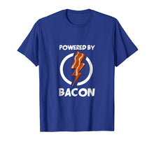 Load image into Gallery viewer, Funny shirts V-neck Tank top Hoodie sweatshirt usa uk au ca gifts for Powered by Bacon T-Shirt Funny Bacon Lovers Shirt Tee Gifts 1458473
