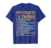 Load image into Gallery viewer, Funny shirts V-neck Tank top Hoodie sweatshirt usa uk au ca gifts for Birthday Gifts Idea Top 10 Rules of Taurus Zodiac T-shirt 3407387
