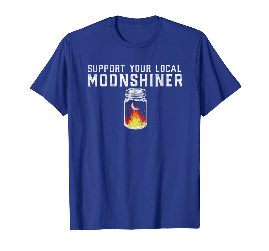 Funny shirts V-neck Tank top Hoodie sweatshirt usa uk au ca gifts for Support Your Local Moonshiner Fire Moonshine Jar Shirt 2450979