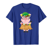 Load image into Gallery viewer, Funny shirts V-neck Tank top Hoodie sweatshirt usa uk au ca gifts for Hula Dancing Hawaiian Luau Piggy w/ Grass Skirt T-Shirt 3313239
