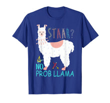 Load image into Gallery viewer, Staar Test No Prob Llama Teacher Exam Testing Tshirt Gifts
