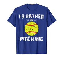 Load image into Gallery viewer, Softball Shirts For Girls Pitcher, I&#39;d Rather Be Pitching
