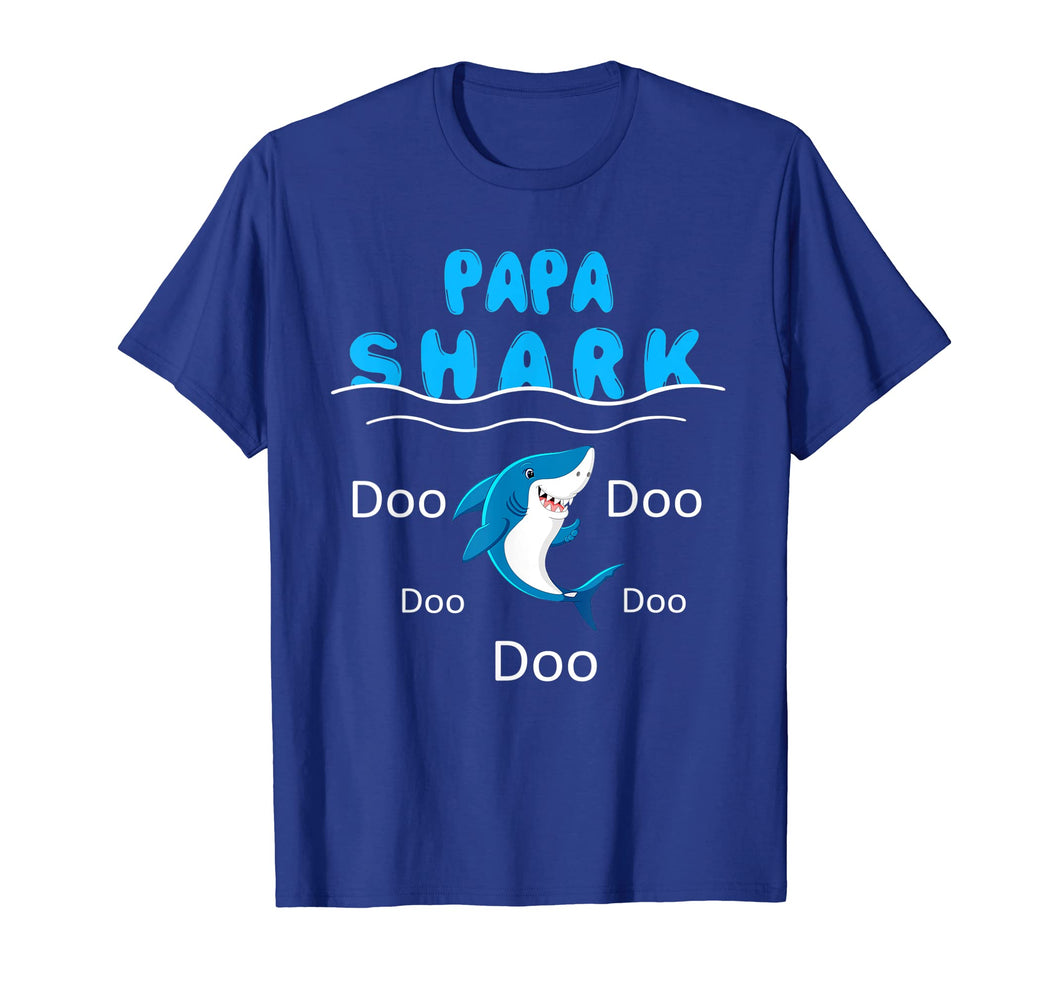 Funny shirts V-neck Tank top Hoodie sweatshirt usa uk au ca gifts for Papa Shark Doo Doo Doo Shirt Dad Birthday Gifts 1146201