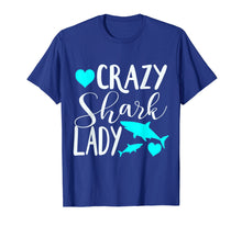 Load image into Gallery viewer, Funny shirts V-neck Tank top Hoodie sweatshirt usa uk au ca gifts for Crazy shark lady shirt shark lovers gift 1781371
