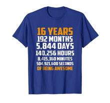 Load image into Gallery viewer, Funny shirts V-neck Tank top Hoodie sweatshirt usa uk au ca gifts for 16th Birthday Countdown 16 Years Old Being Awesome T-Shirt 2473734
