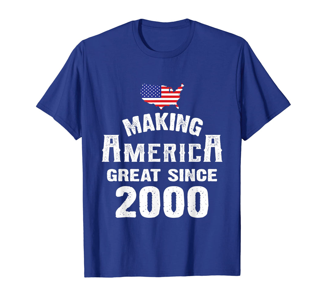 Funny shirts V-neck Tank top Hoodie sweatshirt usa uk au ca gifts for Make America Great Since 2000 19th Year Old 19 Birthday Gift 286151