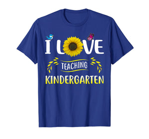 Funny shirts V-neck Tank top Hoodie sweatshirt usa uk au ca gifts for I Love Teaching Kindergarten T-Shirt Sunflower Teacher Shirt 2946039