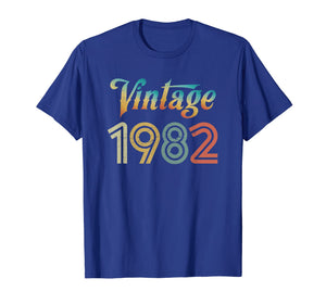 Funny shirts V-neck Tank top Hoodie sweatshirt usa uk au ca gifts for Vintage 1982 T Shirt Best Year 1982 Original Genuine Classic 2592169